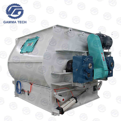 1.5TPH Animal Feed Mixer Machine Stainless Steel Twin Paddle Electric