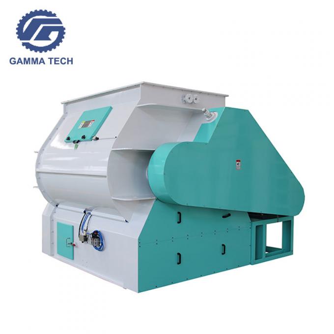 1 Ton/Batch 18.5kw Animal Feed Mixer Machine Double Shaft Small Cattle