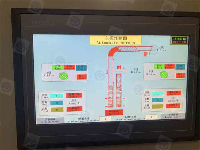 NSK Animal Feed Packaging Machine Case Palletizer Feed Mill Manpower