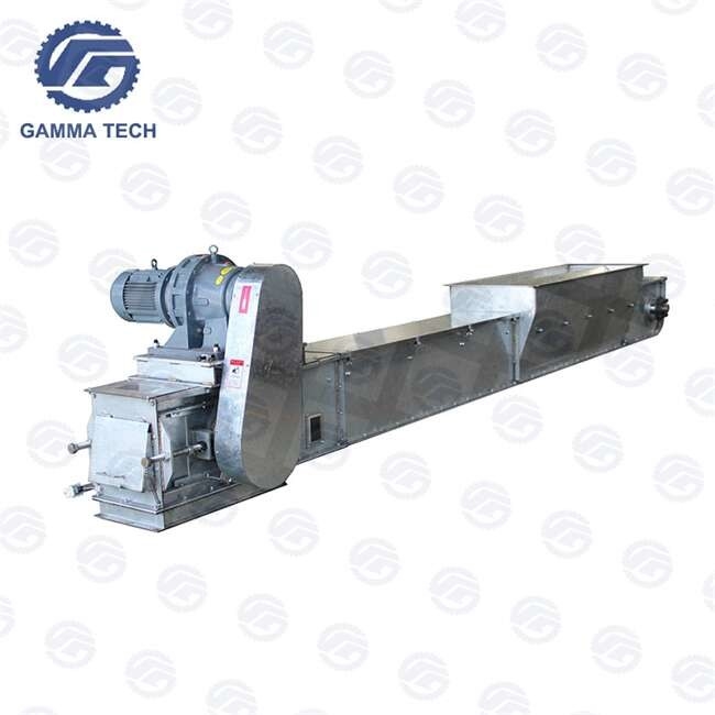 2mm Carbon Steel Scraper Grain Chain Conveyor For Material Transportation