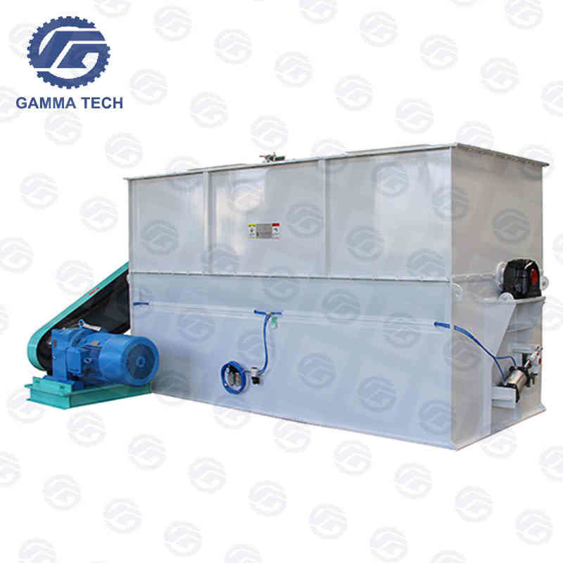 7.5kw Horizontal One Shaft Ribbon Animal Feed Mixer Machine 1000kg/Batch