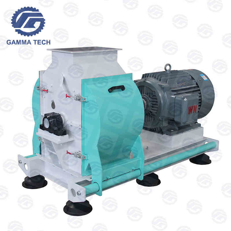 Poultry Farm Feed Hammer Mill Machine 3 - 6tph For Chicken Duck Goose Bird